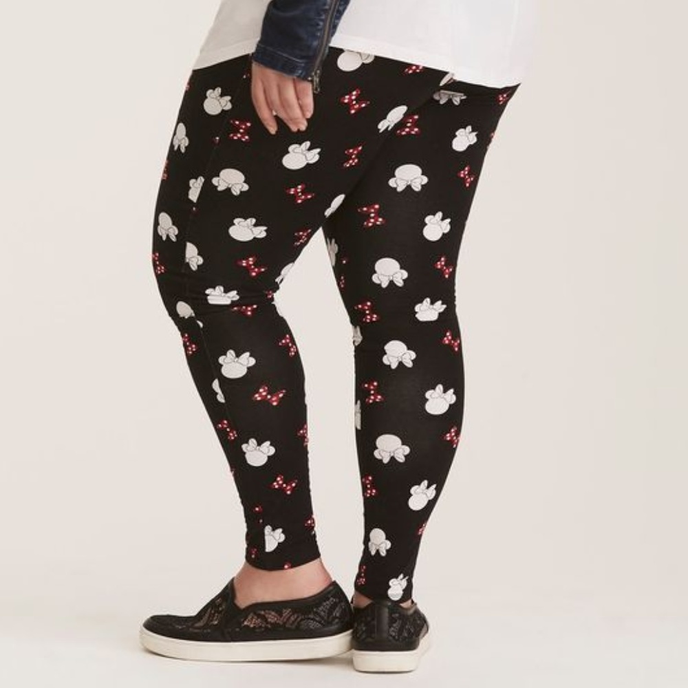 NWT Disney Minnie Mouse & Bow Legging